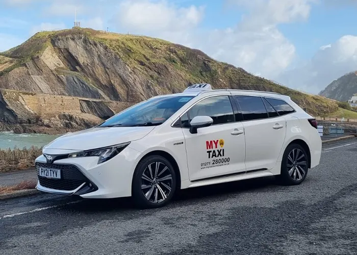 Toyota Corolla hybrid taxi - MyTaxi Barnstaple